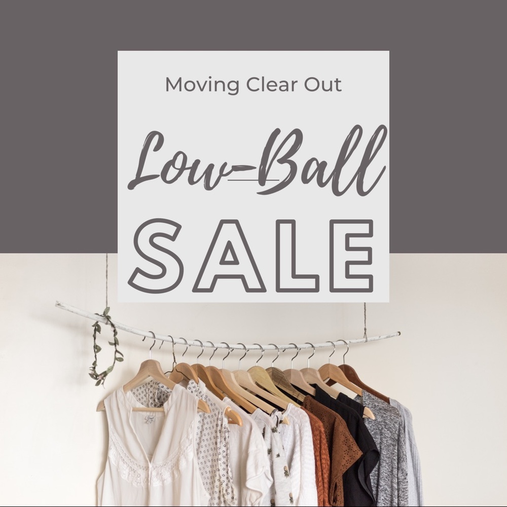 Everything must go!
